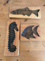 Speculaasplanken vissen & zeepaardje, Ophalen of Verzenden