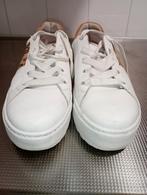 Gabor Witte Leren Sneakers Maat 40, Wit, Gabor, Ophalen of Verzenden, Sneakers of Gympen