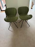 2 groene Zuiver eetkamerstoelen, Twee, Overige kleuren, Ophalen of Verzenden, Zo goed als nieuw