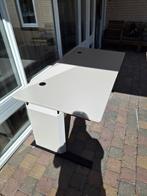Sterk bureau, zware kwaliteit. Wit., Ophalen, Gebruikt