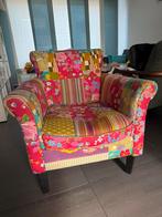 Barok faiteuil, Ophalen of Verzenden, Gebruikt, 75 tot 100 cm, Stof
