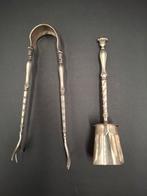 zilver suikerschep en suiker tang, Ophalen of Verzenden, Zilver
