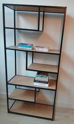 Sfeervolle industriële boekenkast  82 x 34 cm, hoog 180 cm, Huis en Inrichting, Kasten | Boekenkasten, Ophalen, Met plank(en)