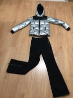 Nikkie skipak skijas + skibroek metallic zilver softshell 32, Ophalen of Verzenden, Zo goed als nieuw, Nikkie, Maat 34 (XS) of kleiner