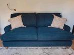 Klassieke slaapbank, Huis en Inrichting, Blauw, Tweepersoons, Ophalen of Verzenden, Zo goed als nieuw