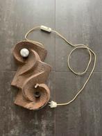 Vintage Wandlamp aardewerk Brutalist, Huis en Inrichting, Lampen | Wandlampen, Ophalen, Zo goed als nieuw