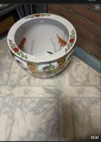 Mooie chinese pot, Tuin en Terras, Bloempotten, Rond, Binnen, Zo goed als nieuw, Minder dan 40 cm