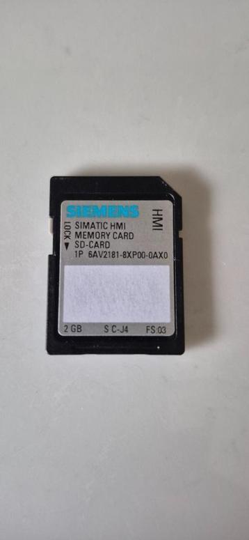 Siemens Simatic HMI Memory SD-Card 2GB beschikbaar voor biedingen
