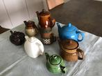 Koffie / Theepotten 8 stuks in 1 koop., Overige typen, Ophalen of Verzenden, Overige stijlen, Glas