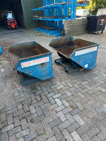 Twee Eco-Tipper Kantelbakken - Gebruikt, Functioneel beschikbaar voor biedingen