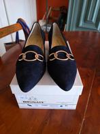 dames schoen, Schoenen met lage hakken, Blauw, Brunate, Nieuw