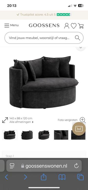 Goossens Loveseat Fauteuil Bonbon – Comfort & Stijl in één! beschikbaar voor biedingen