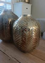 Prachtige gouden Frido vaas NIEUW, Huis en Inrichting, Overige kleuren, Ophalen of Verzenden, Minder dan 50 cm, Glas