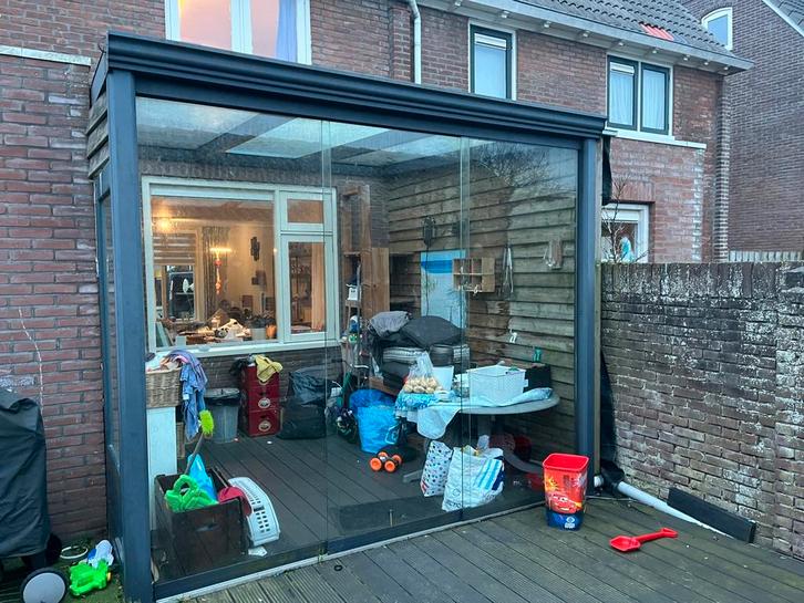 Glazen overkapping Gumax 3x3m, Tuin en Terras, Overkappingen, Gebruikt, Serre, Ophalen