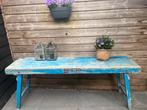 Antieke opklapbare markttafel uit India 180 cm, Ophalen