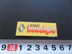 sticker renault boutique, Ophalen, Zo goed als nieuw