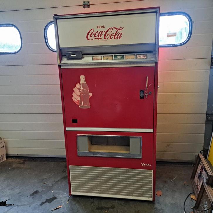 Coca-cola Vendo Cooler '80er jaren Vintage, Verzamelen, Automaten | Overige, Gebruikt, Ophalen