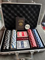 Pokerset in aluminium koffer, Hobby en Vrije tijd, Gezelschapsspellen | Kaartspellen, Ophalen of Verzenden, Gebruikt