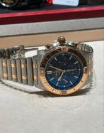 Breitling Chronomat B01 Roségoud/Staal Blauwe Wijzerplaat, Ophalen, Staal, Breitling, Polshorloge