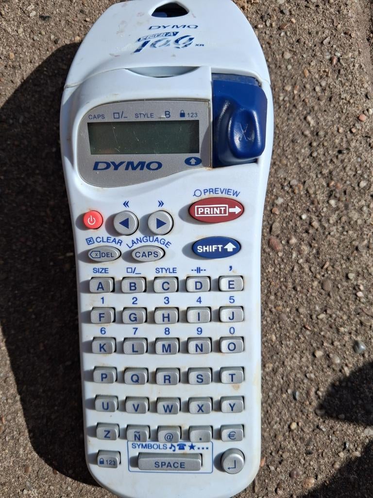 Dymo LetraTag LT-100H labelmaker, Computers en Software, Labelprinters, Gebruikt, Qwerty, Dymo, Ophalen of Verzenden