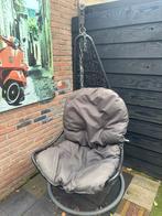 Hangstoel “egg” met kussen, Tuin en Terras, Ophalen, Zo goed als nieuw, Rotan