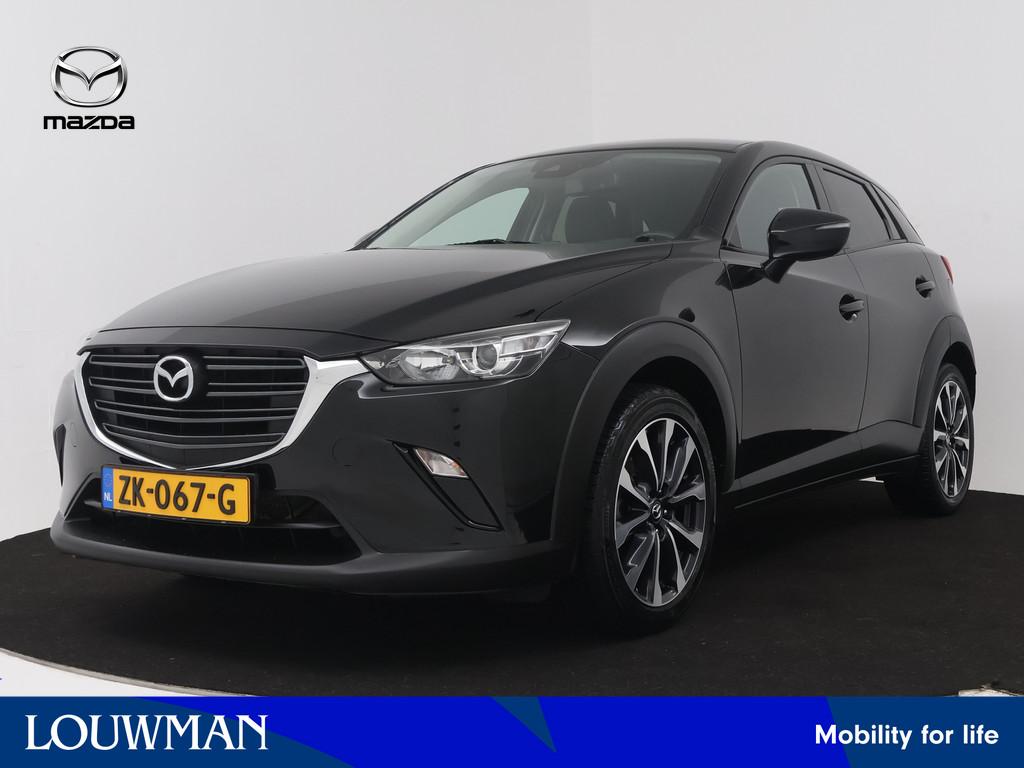 Mazda CX-3 2.0 SkyActiv-G 120 Sport Selected Trekhaak afneem, Auto's, Mazda, Stof, Euro 6, 4 cilinders, Zwart