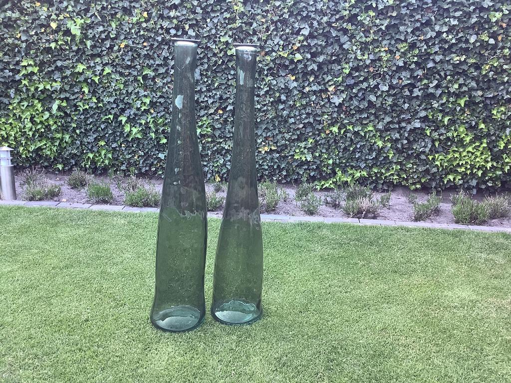 Flessen  Vazen hoog 1.00 meter doorsnede 0.20, Huis en Inrichting, Woonaccessoires | Vazen, Ophalen, Overige kleuren, 75 cm of meer