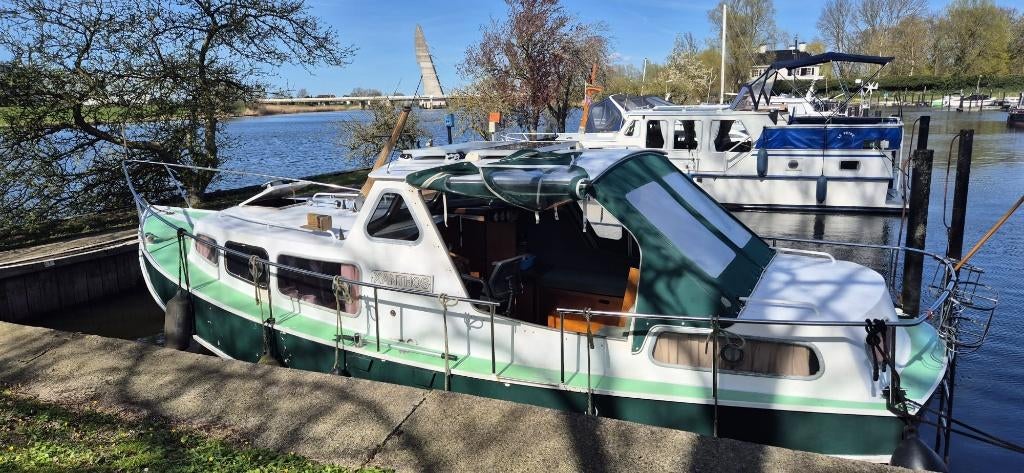 Baarda Zee Grundel 9 meter 52 pk diesel, Watersport en Boten, Ophalen, Gebruikt, Staal, Diesel