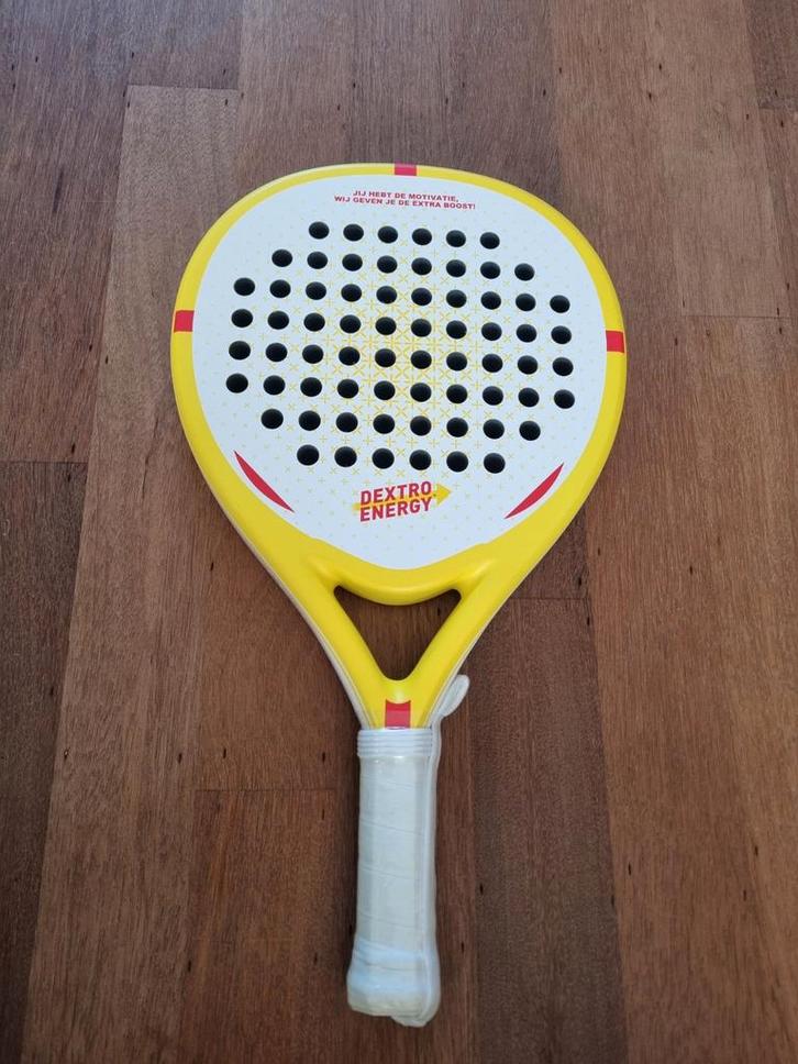 Nieuw Padelracket Dextro Energy volwassen geel, Sport en Fitness, Padel, Nieuw, Padelracket, Ophalen of Verzenden