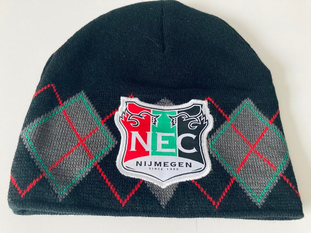 NEC Nijmegen warme muts, Verzamelen, Ophalen, Zo goed als nieuw, Overige binnenlandse clubs, Pet of Muts