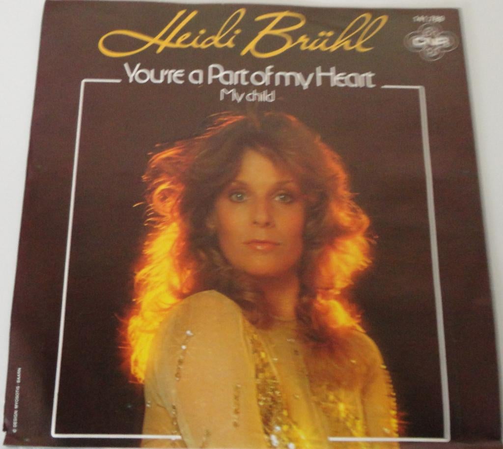 Heidi Bruhl > You're a part of my heart, Gebruikt, 7 inch, Single, Ophalen of Verzenden