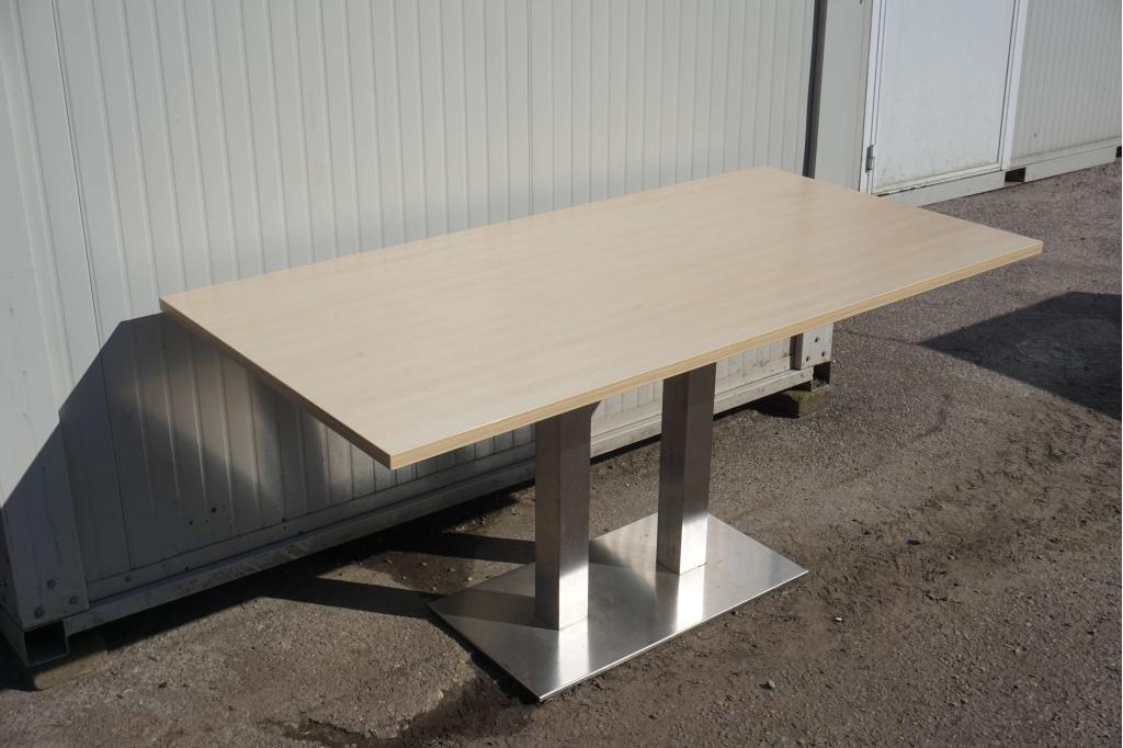 Mooie eettafel horeca tafel 80x160, Huis en Inrichting, Tafels | Eettafels, Gebruikt, 50 tot 100 cm, 150 tot 200 cm, Niet ingevuld