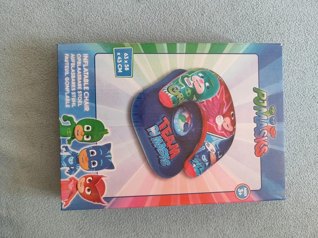 PJ Masks Opblaasbare Stoel - Nieuw en Ongeopend, Ophalen of Verzenden