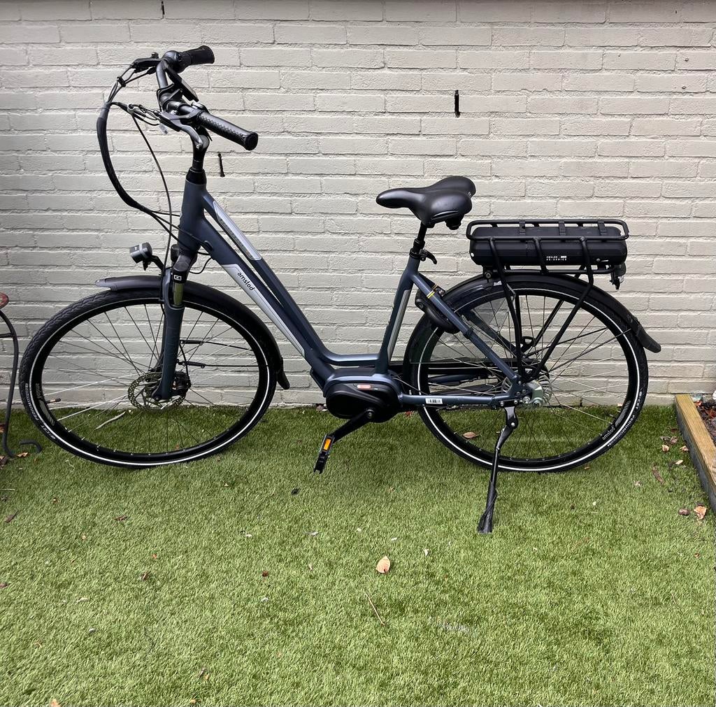 Mooie elektrische fiets van het merk Amslod, 51 tot 55 cm, Ophalen, Zo goed als nieuw, Overige merken