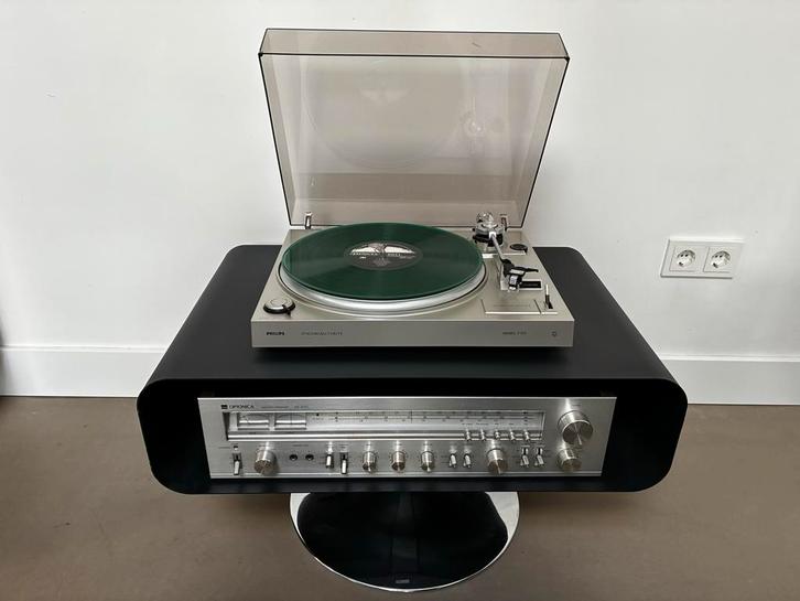 Vintage Stereoset: Philips, Optonica, Loewe Opta met meubel, Audio, Tv en Foto, Stereo-sets, Gebruikt, Tuner of Radio, Philips