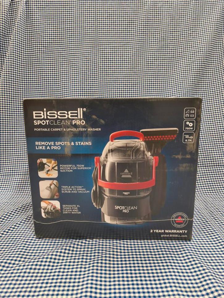 Nieuw! Bissell SpotClean Pro 1558N: Vlekverwijderaar, Witgoed en Apparatuur, Stofzuigers, Nieuw, Ophalen of Verzenden