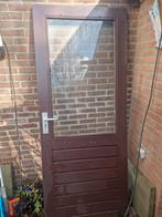 schuurdeur / buitendeur, linksdraaiend 82.5 x 200 cm, Doe-het-zelf en Verbouw, Kozijnen en Schuifpuien, Gebruikt, Deurkozijn, 150 tot 225 cm