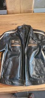Lederen ( motor ) jas., Ophalen of Verzenden, Tweedehands, Jas | leer