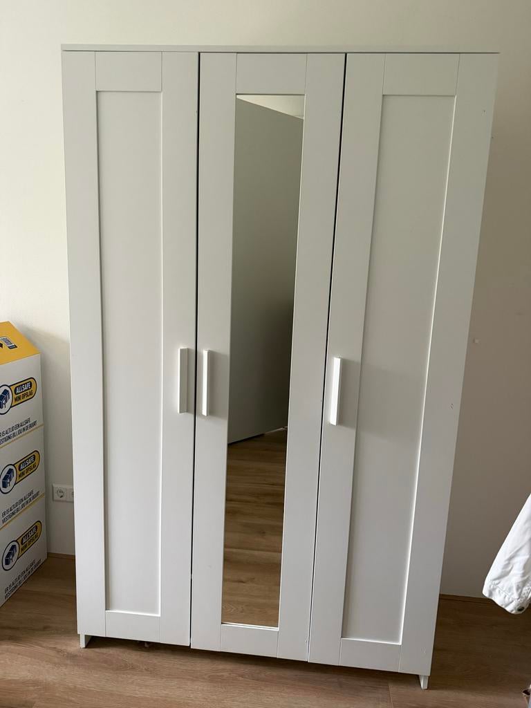 IKEA Brimnes Kast met spiegel - Zo goed als nieuw, Huis en Inrichting, Kasten | Kledingkasten, Ophalen, 50 tot 100 cm, Zo goed als nieuw