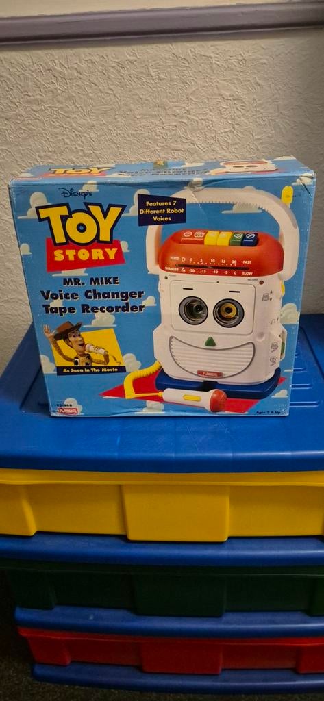 Toy Story Mr. Mike Robot Voice Changer Tape Recorder, Verzamelen, Ophalen of Verzenden, Nieuw