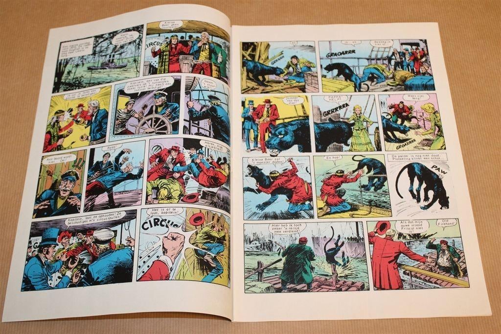 De Schat in het Zilvermeer — Toppers in Strip 1974, Boeken, Eén stripboek, Ophalen of Verzenden, Gelezen