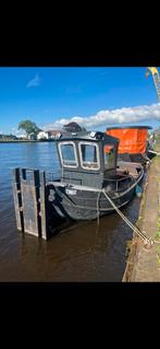 Werkboot werkvlet duw/sleepboot, Staal, Diesel, Ophalen of Verzenden, Zo goed als nieuw
