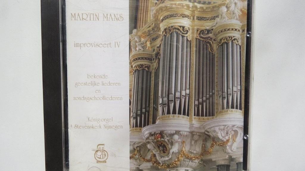 Cd orgel: Martin Mans improviseert IV, Stevenskerk Nijmegen, Ophalen of Verzenden, Zo goed als nieuw, Gospel