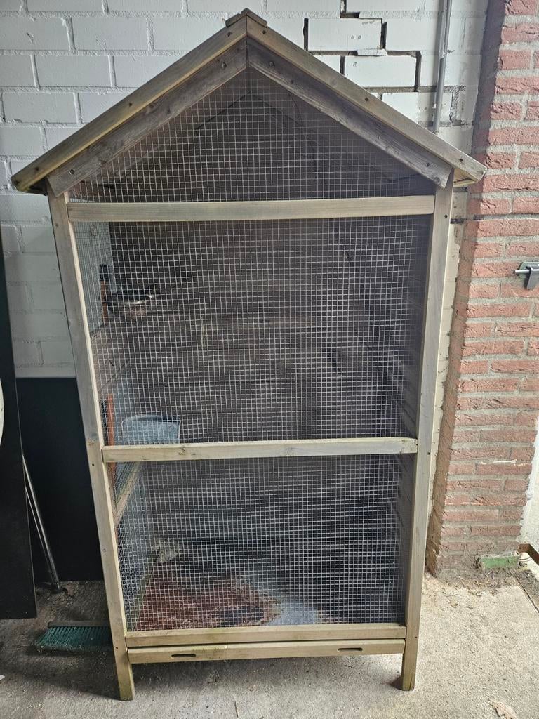 Vogelkooi, Dieren en Toebehoren, Ophalen, Gebruikt, Hout, Vogelkooi