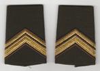 set rangen epauletten Sergeant 1e kl (A19), Ophalen of Verzenden, Landmacht, Nederland, Embleem of Badge