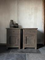 Nachtkastjes Set van 2 Driftwood., Minder dan 45 cm, Nieuw, Hout, 55 tot 70 cm
