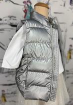 Ralph Lauren zilveren dons bodywarmer jas maat 5, Zo goed als nieuw, Ralph Lauren, Jas, Verzenden