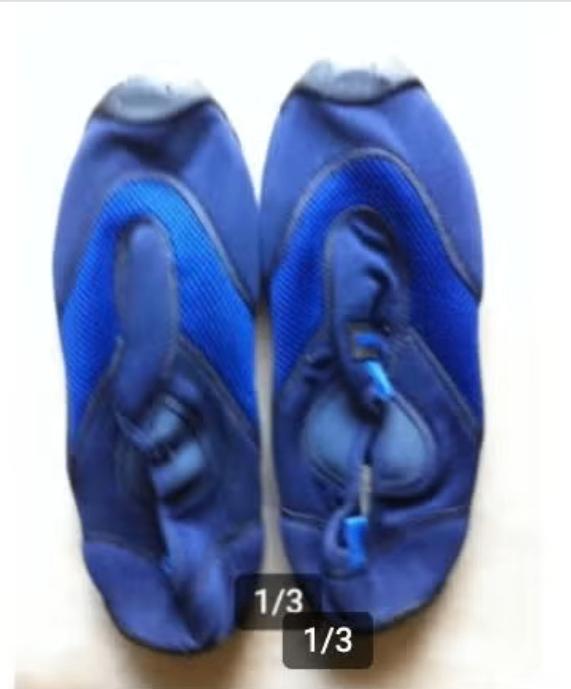 Heren surf/water schoenen blauw zwart kompas, maat 44, Kompas, Blauw, Overige typen, Ophalen of Verzenden