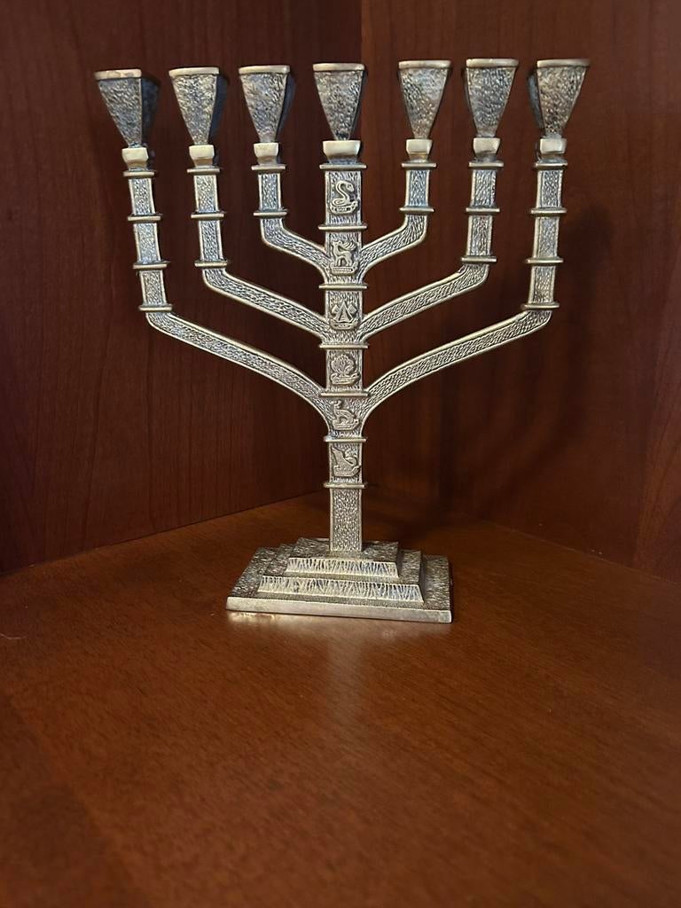 Mooie Joodse kandelaar, Ophalen of Verzenden, Zo goed als nieuw, Overige typen, Jodendom