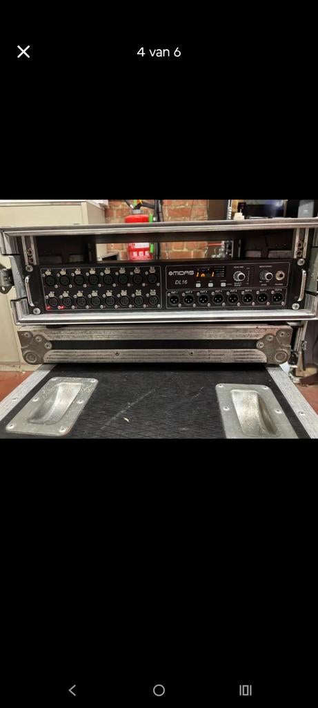 Midas DL16 Digitale Stagebox - 16 Ingangen, 8 Uitgangen, Muziek en Instrumenten, Mengpanelen, Ophalen, Zo goed als nieuw, 20 kanalen of meer